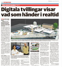 Digital tvilling Örebroporten Kulturkvarteret Örebro Universitet