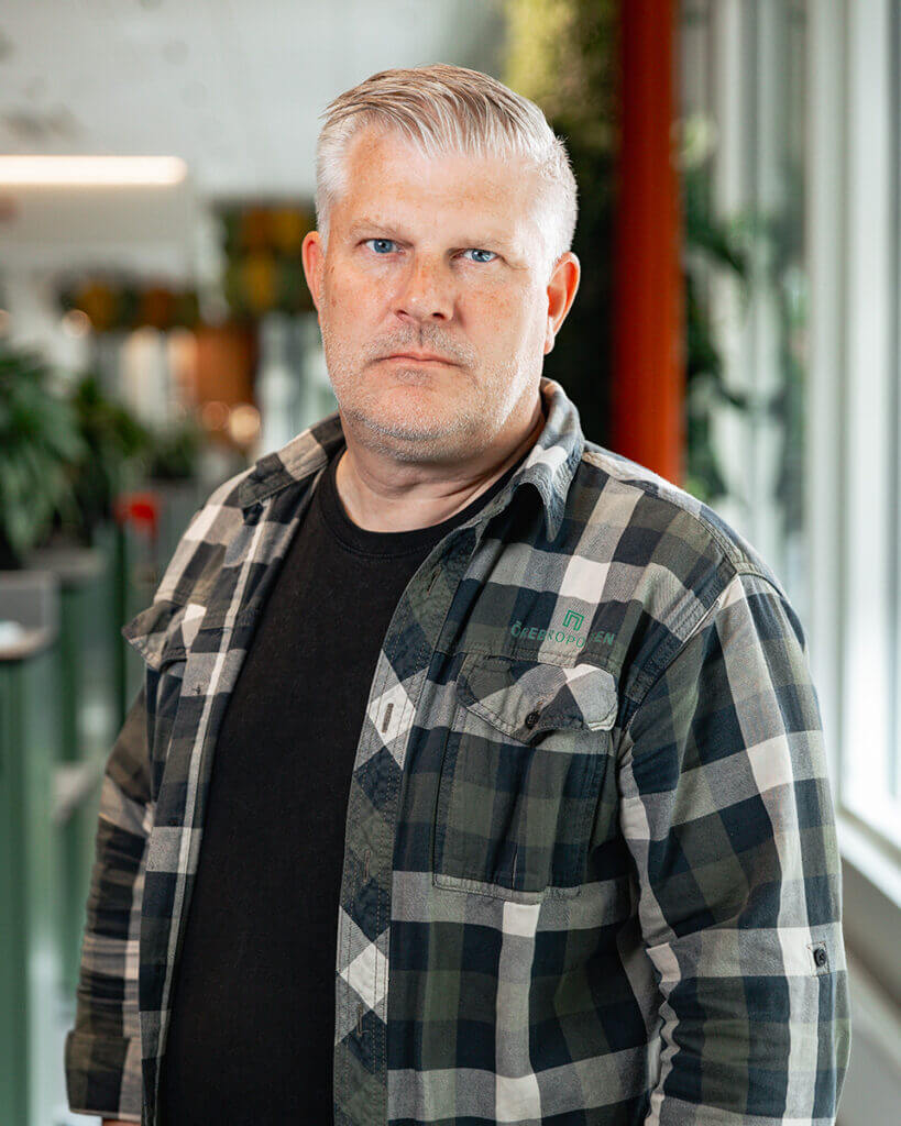 Johan Ardefors, Fastighetstekniker på Örebroporten.